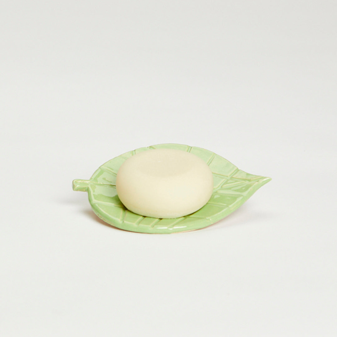 Birkenblatt Seifenschale aus Ton