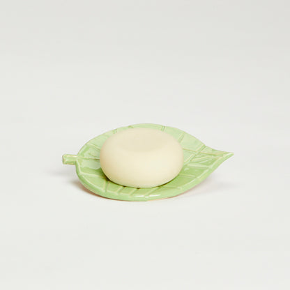 Birkenblatt Seifenschale aus Ton